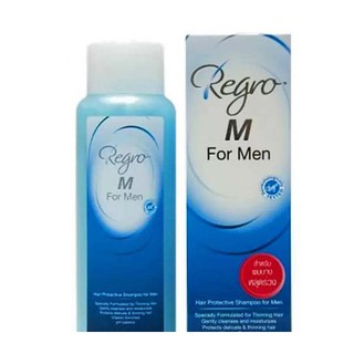 Regro Hair Protective Shampoo for Men 225mlรีโกร แชมพูลดปัญหาผมร่วง แชมพูสำหรับผู้ชาย ลดผมร่วง