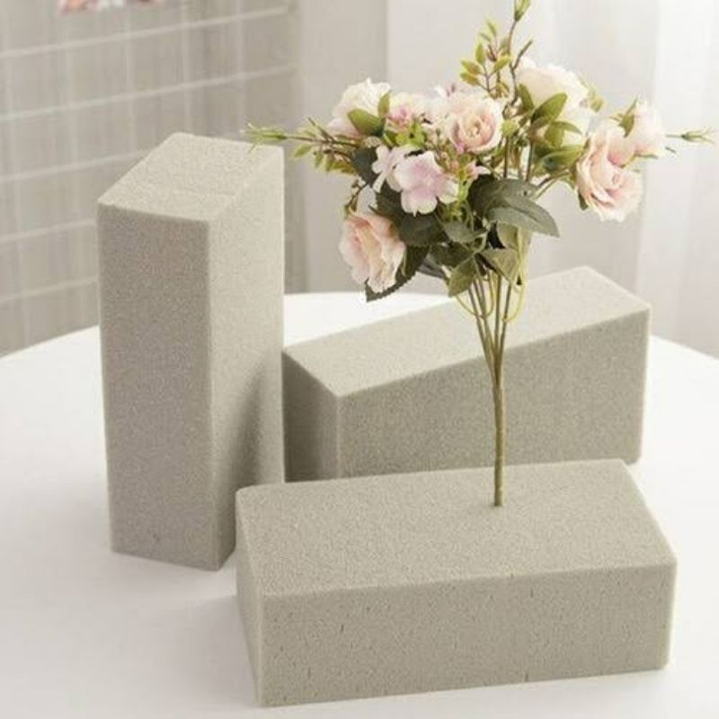 โฟมจัดดอกไม้ โฟมปักดอกไม้ โอเอซิส สำหรับตกแต่งงานDIY ชุดจัดดอกไม้สำหรับงานแต่งงาน งานปาร์ตี้ การจัดช่อดอกไม้