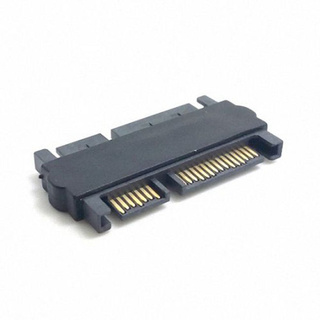 สายเคเบิ้ล 3 . 5 " &amp; 2 . 5 Inch Sata 22pin 7 + 15 Male To Sata 22p 7 + 15 Male อะแดปเตอร์แปลงขยาย