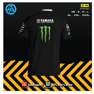 ใหม่ เสื้อยืดลําลอง สําหรับผู้ชาย ผู้หญิง แขนสั้น คอกลม พิมพ์ลาย Yamaha Factory Racing Team Motogp คุณภาพดี 2021