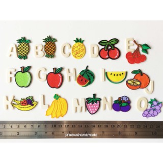 Fruit iron-on patch ตัวรีดติดเสื้อรูปผลไม้ขนาดเล็ก