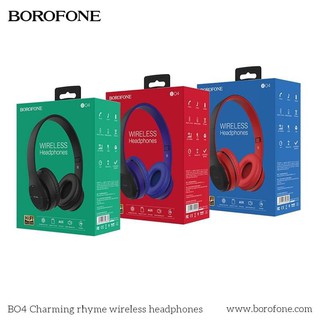 BOROFONE หูฟังบลูทูธ ครอบหู GAMMING เสียงไว ไม่ดีเลย์ Wirelss Headphone รุ่น B04