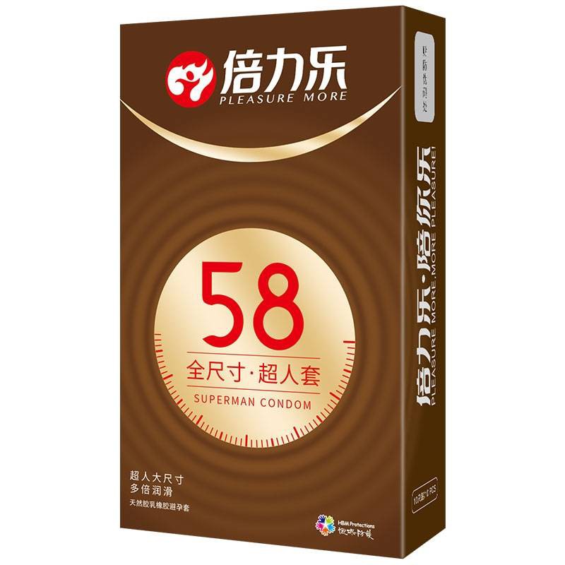 SIZE 58mm ถุงยางอนามัยแบบบาง 10ชิ้น *กล่องสินค้าไม่ระบุชื่อสินค้า