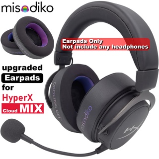 Misodiko เบาะหูฟัง แบบเปลี่ยน สําหรับ HyperX Cloud Mix Gaming Headset