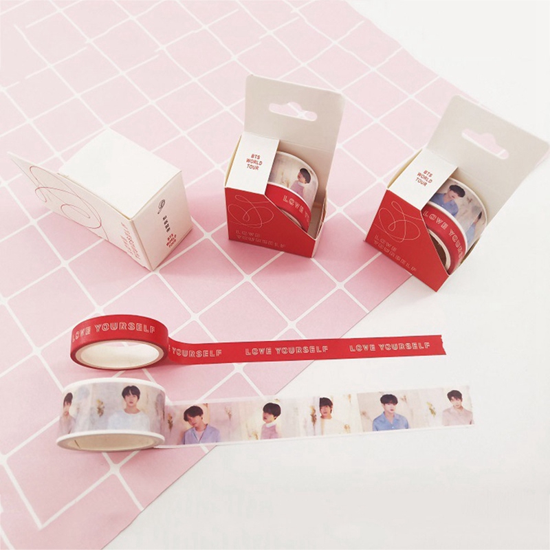 myfriend KPOP BTS LOVE YOURSELF ç»“ Answer Washi Masking Tape Diary Scrapbook DIY Nice