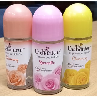 โรลออน เอนแชนเทอร์ เพอร์ฟูม ดีโอ 50 มล.#โรลออน#Enchanteur#ลูกกลิ้ง*สินค้าในภาพใช้เลือกสูตร, สี เท่านั้น*