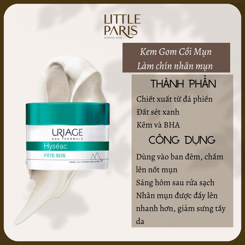 Uriage Hyséac Paste Local Skin Care, Acne Cream 15gr