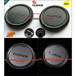 Body and Rear Lens Cap for Fuji FX Mount ฝาปิดหน้ากล้อง + ท้ายเลนส์ Fuji