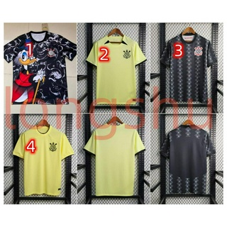 เสื้อกีฬาแขนสั้น ลายทีมชาติฟุตบอล Corinthians 23-24 4 สี ไซซ์ S-XXL