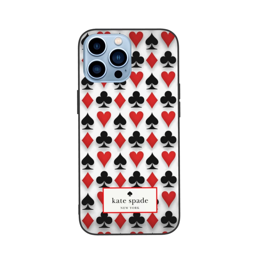 หรูหราคลาสสิกสไตล์ใหม่ Kate Spade เคส Iphone ฝาครอบป้องกันสําหรับ Iphone 16 15 Pro Max 14pro 13pro XS Max XR X SE