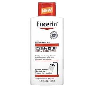 แท้ พร้อมส่ง Eucerin Eczema Relief Cream Body Wash 400 mL