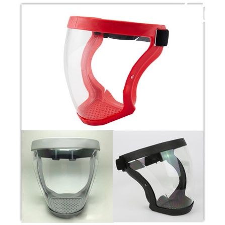 【Ready Stock】 Full face shield SHIELD-VINTA hybrid respirator mask, reusable hard full face shield 100% รายละเอียดสินค้า
