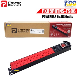 POWER CONNEX PXC5PHTNS-TS06 POWERBAR (ปลั๊กไฟ) 6xTIS Outlets