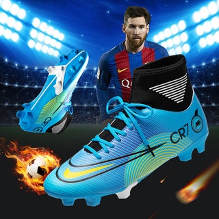 2022 World Cup รองเท้าฟุตบอล Nike mercurial 14 Soccer Shoes CR7 รองเท้าฟุตบอลหุ้มข้อ รองเท้าฟุตซอล รองเท้าสตั๊ด