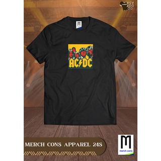 ย้อนยุคBa38 | เสื้อยืด พิมพ์ลาย Acdc MERCHCONS APPAREL BAND | ขนาด UsaS-5XL