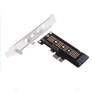 การ์ดแปลง PCIe X1 to M.2 NVMe Gen3 3.0 ADAPTER M2 SSD HARDDISK ฮาร์ดดิสก์ M KEY LOW PROFILE COMWORK