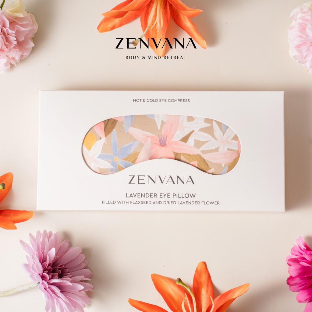 ZENVANA Eye Pillow หมอนประคบตา ร้อน&เย็น (ปลอกลาย)