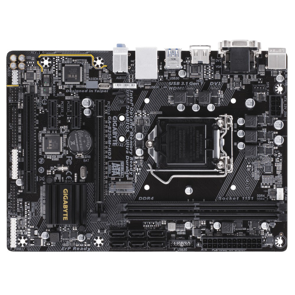 เมนบอร์ด Gigabyte GA-B250M-HD3 (LGA1151)