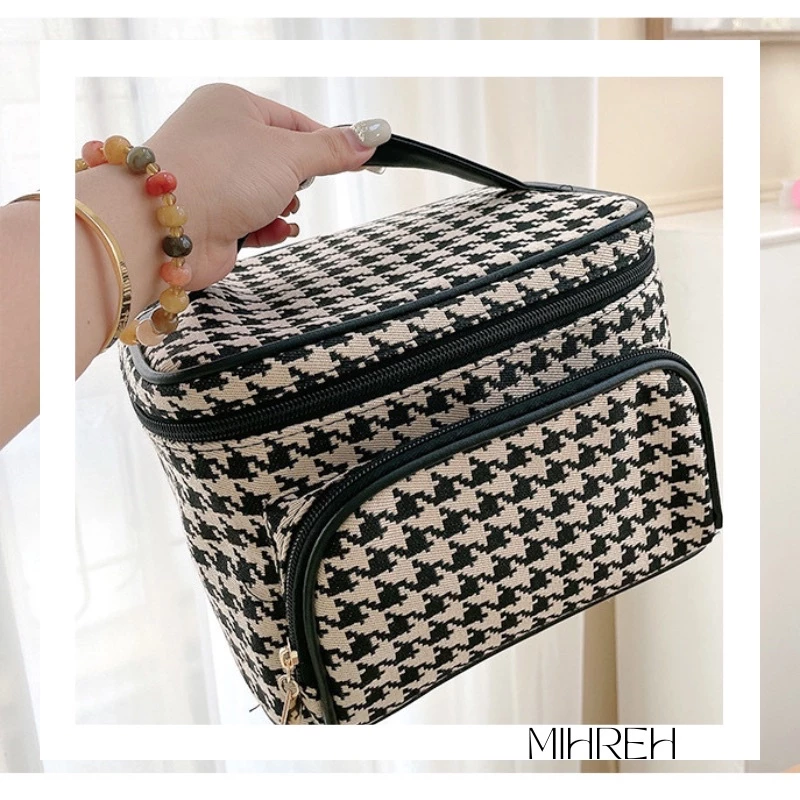 [3057](พร้อมส่ง) กระเป๋าใส่เครื่องสำอางแบบพกพา ใส่สกินแคร์ได้ thumbnail 9