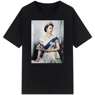 Queen Elizabeth II T-Shirts Monarch God Save The Queen Gift Idea Graphic Tee Tops Men Women Vintage Streetwear Camisetas