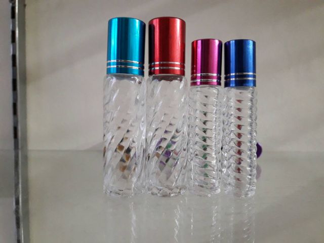 ขวดลูกกลิ้งลายเกลียว 10 ml 1 กล่อง 12 ขวด