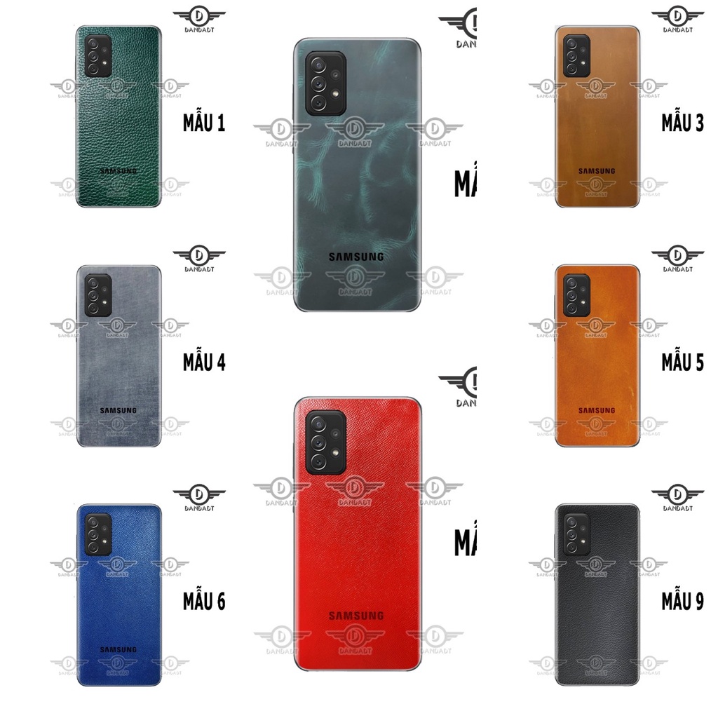 สติ๊กเกอร์หนัง Samsung A31/ A51/ A71/ M51/ A02S - ฟรี ENGRAVING