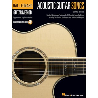 ACOUSTIC GUITAR SONGS – 2ND EDITION Supplement to Any Guitar Method #HL 00237969