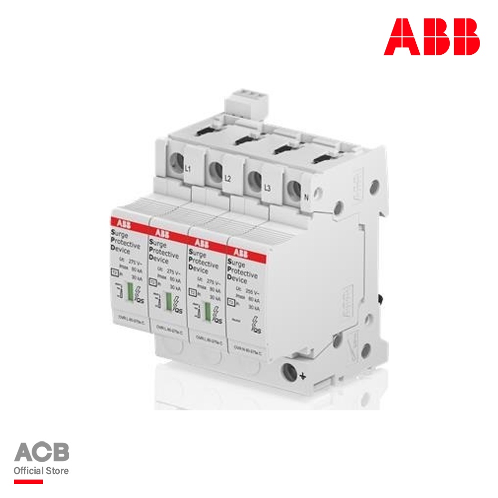 ABB 2CTB815708R0800 : OVR T2 3N 80-275s P TS QS Surge Protective Device เอบีบี l ACB Official Store
