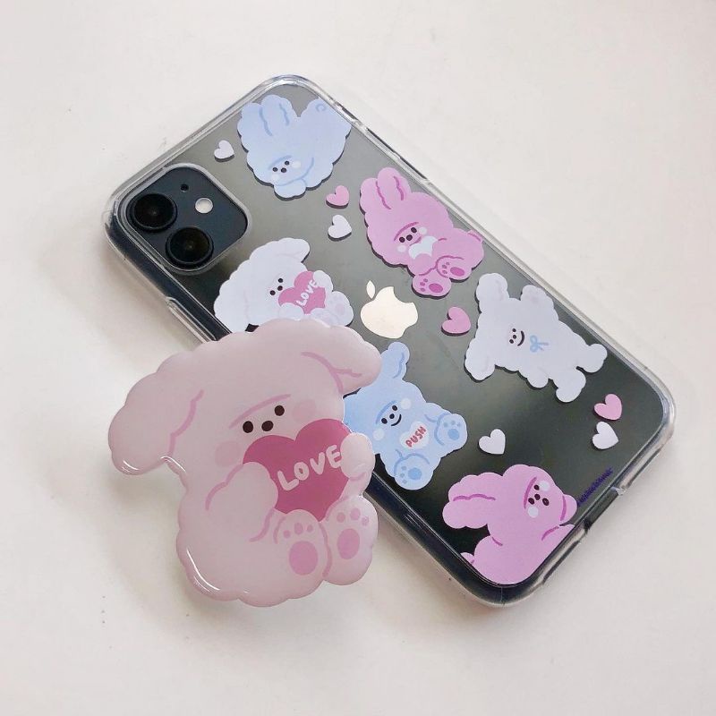 พร้อมส่ง!! Case iPhone 13 Pro/ 13 Pro Max/ 12/12 Pro/ 12 Pro Max-  Bbibbibung Baby Rabbit Love Case💕