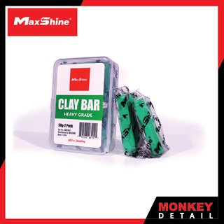 ดินน้ำมันขัดสีรถ สำหรับคราบฝั่งแน่น (2ชิ้น/กล่อง) - Maxshine Clay Bar (Heavy Grade) ดินน้ำมันขัดรถ ขจัดคราบ ละอองสี