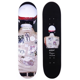 Preduce x Kanrapee | 7.75" x 31.5" Raw Thai Fake Police Skateboard Deck