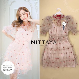 new เดรสป้าย Nittaya set 2 ชิ้น S