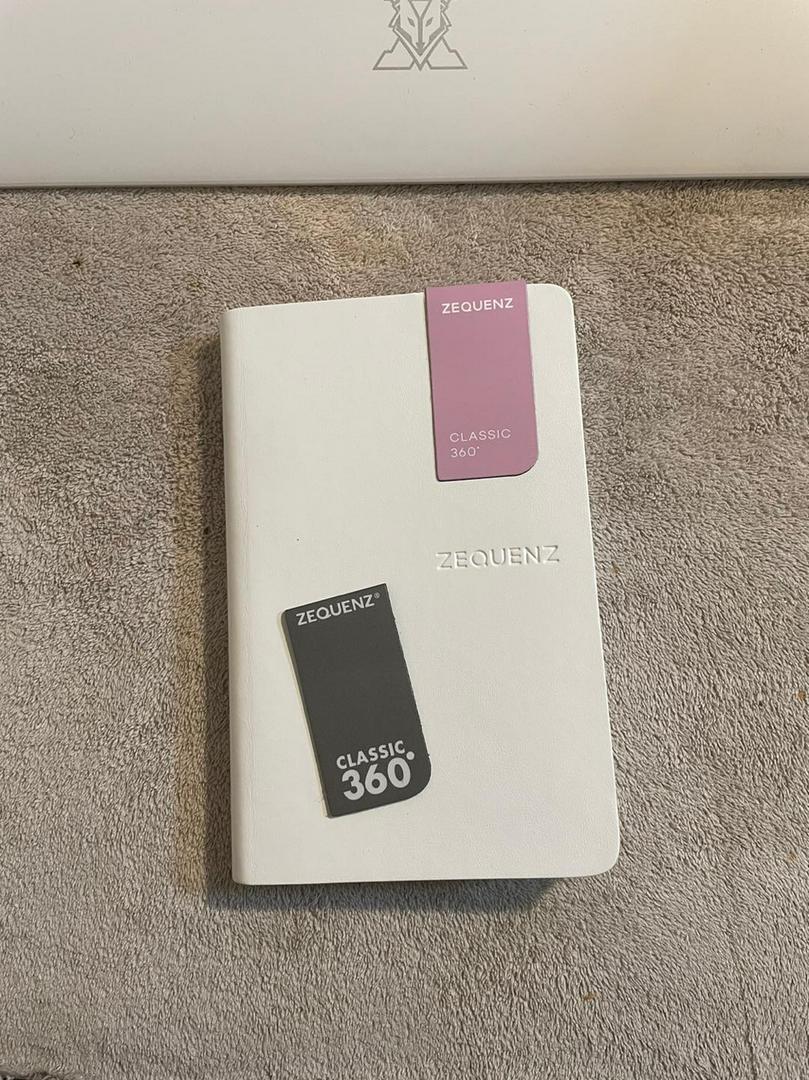 Squared/Blank Gray/Black 360-DPJ-B6-GRG-BKB Zequenz Notebook DUO Plus+ B6 