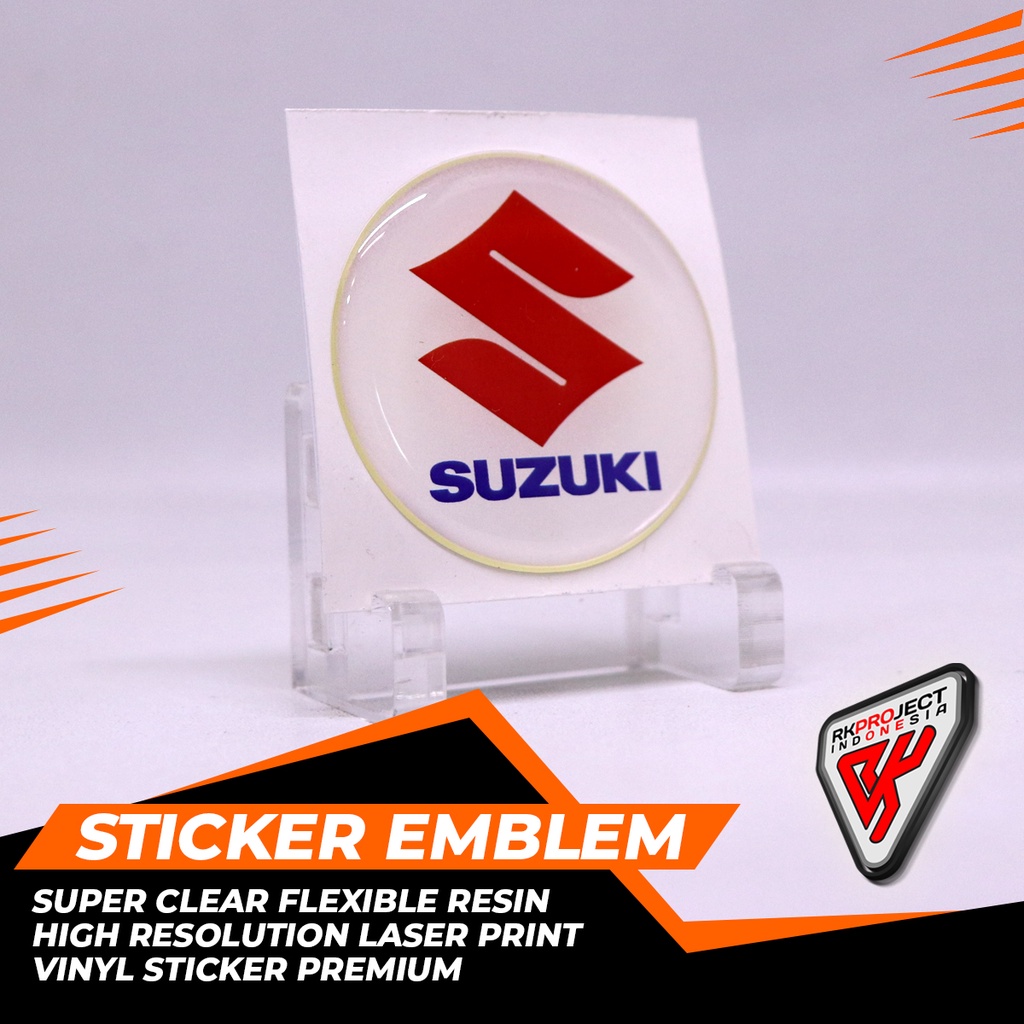 สติ๊กเกอร์เรซิน Suzuki V2 FLEXIBLE EMBLEM