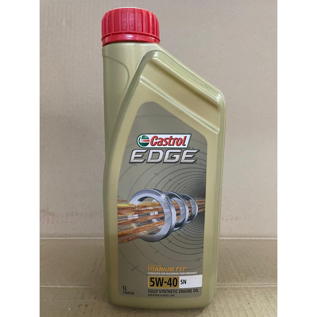 CASTROL FULLY 5W-40 1LITER น้ํามันเครื่อง MINYAK HITAM 1L 5W40 5 40 5-40 5W 40