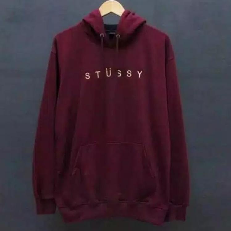 น่าสนใจ.. STUSSY HOODIE เสื้อกันหนาวผู้ชาย เสื้อกันหนาวผ้าฟลีซ