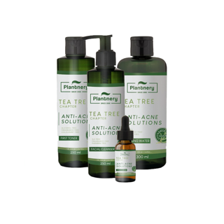 Plantnery tea tree Set Exclusive First Toner /Intense Serum /Facial Cleanser /First Cleansing Water