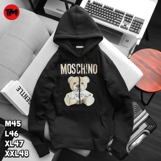 moschino เสื้อแขนยาวฮู้ด