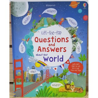 Questions &amp; Answers about Our World เหมาะสำหรับ 3 ขวบ+  Board book ของแท้ นำเข้าจากประเทศอังกฤษ