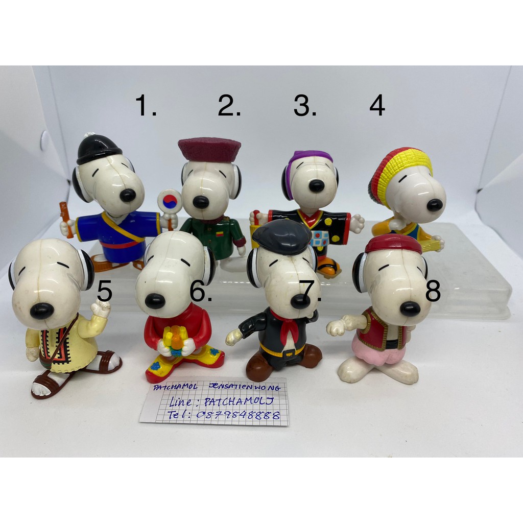 Snoopy Macdono collection ชุดประจำชาติ