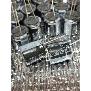 Elna RJ4 1300uf 35v capacitor คาปาซิเตอร์ ตัวเก็บประจุ