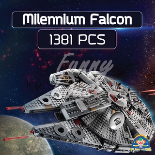 บล็อคตัวต่อ 19020 ยานสตาร์วอร์ฟาร์คอน Milennium Falcon จำนวน 1,381+ ชิ้น