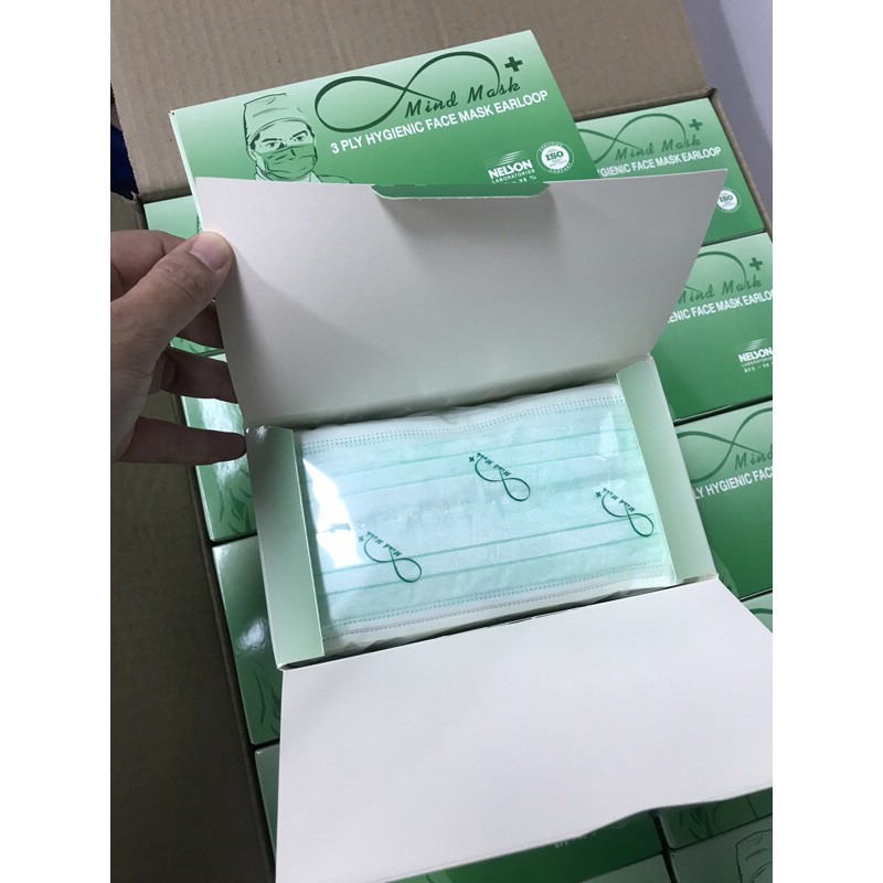 หน้ากากอนามัย Mild mask (Nelson lab) กล่อง 50 ชิ้น