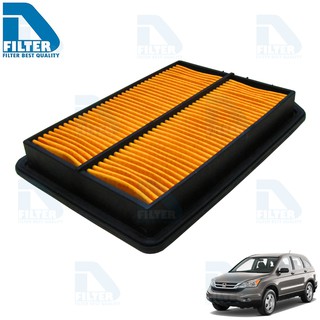 กรองอากาศ Honda ฮอนด้า Crv ซีอาร์วี G3 2007-2012 (เครื่อง 2.4) By D Filter (ไส้กรองอากาศ) (DKA060)