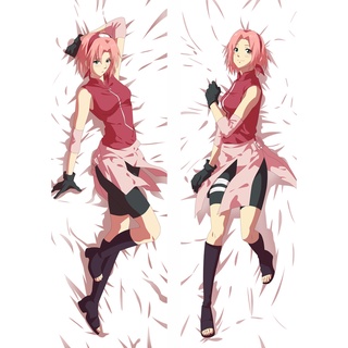 ใหม่ ปลอกหมอน ลายการ์ตูนนารูโตะ Haruno Sakura Dakimakura Otaku ขนาด 50x150 ซม. สําหรับตกแต่งบ้าน