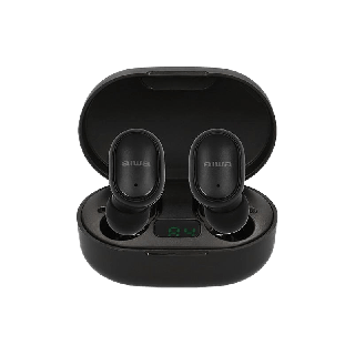 AIWA AT-X80E TWS Bluetooth Earphones หูฟังไร้สายแบบอินเอียร์ น้ำหนักเบา กันน้ำระดับ IPX4