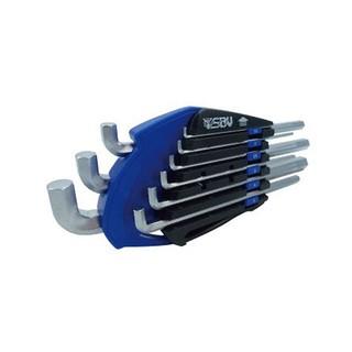 (Long) Stubby Hex Key Set, 9pcs