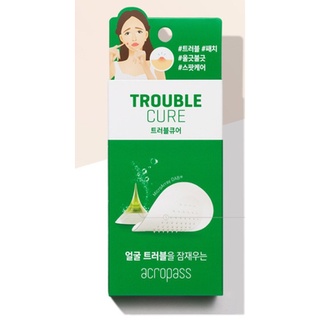 (พร้อมส่ง) แผ่นแปะสิว Acropass trouble cure