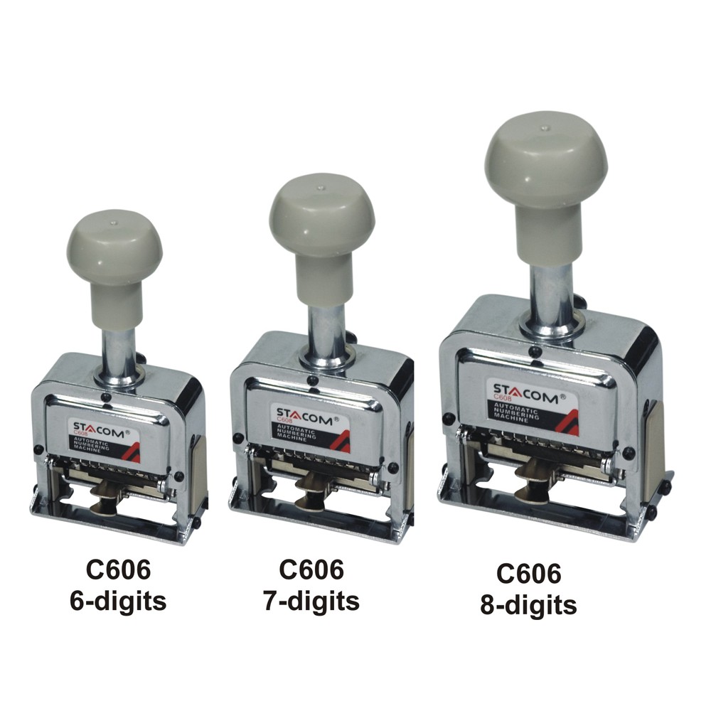 Stacom C606/ C607/ C608 6/ 7/ 8 หมายเลขเครื่องตัวเลขอัตโนมัติ