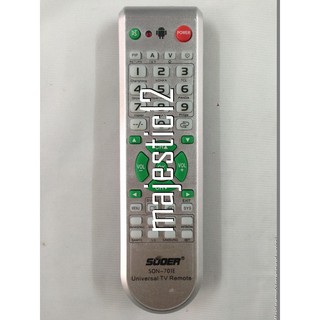 รีโมททีวี รีโมททีวีรวม แบบจูน ใช้ได้สารพัดรุ่น สารพัดยี่ห้อ (Universal Remote Controller for CRT LCD LED TV)